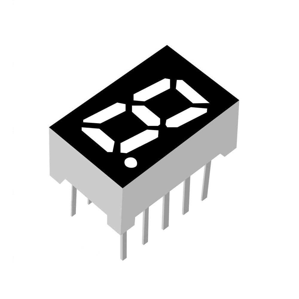 Display 7 Segmentos Rojo Ánodo