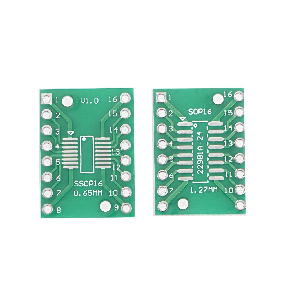 PCB Adaptador SOP/ SSOP / TSSOP a DIP 16