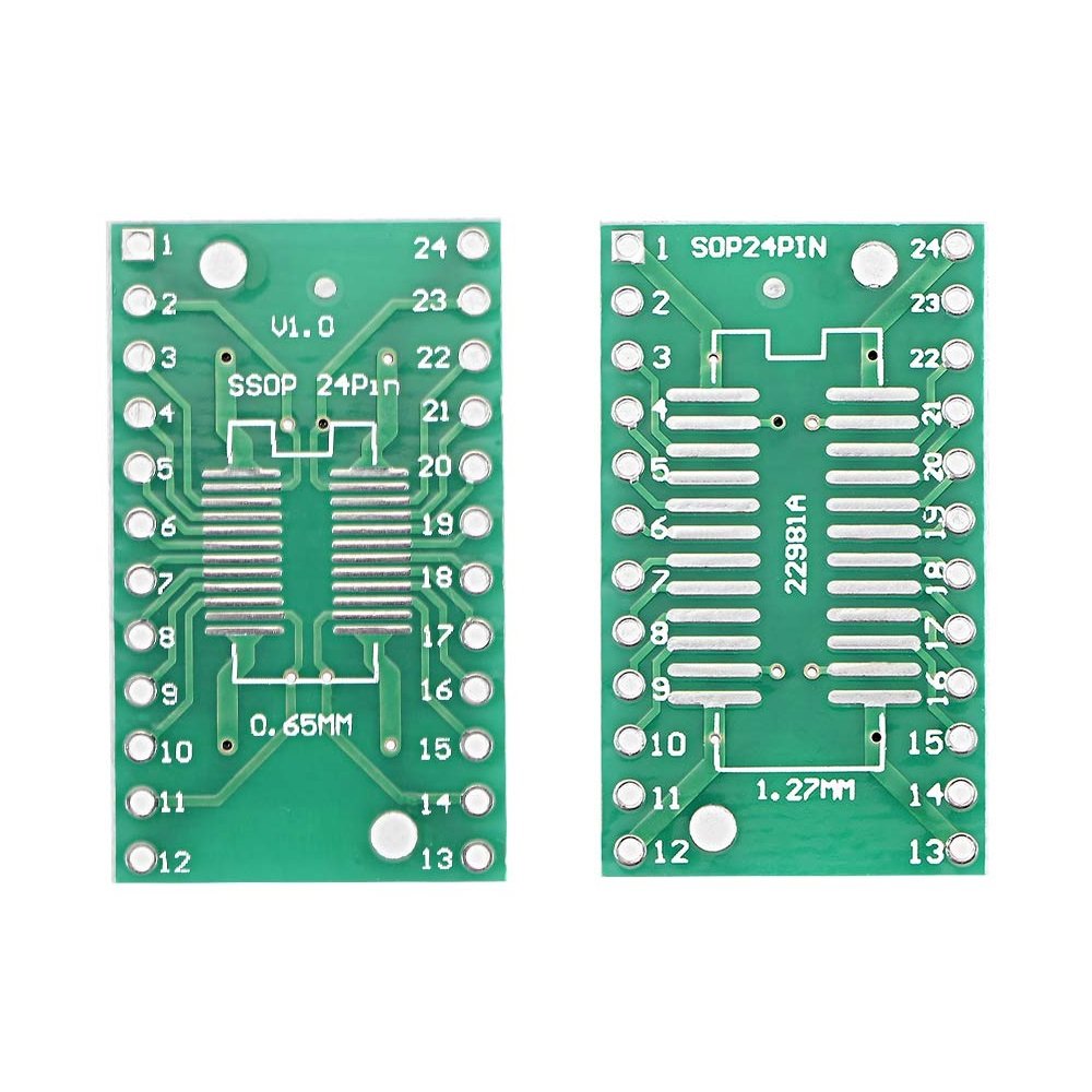 PCB Adaptador SOP/ SSOP / TSSOP a DIP 24