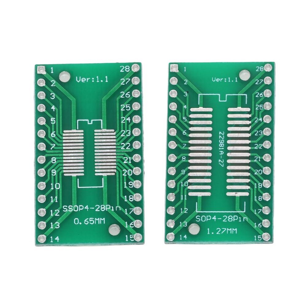 PCB Adaptador SOP/ SSOP / TSSOP a DIP 28