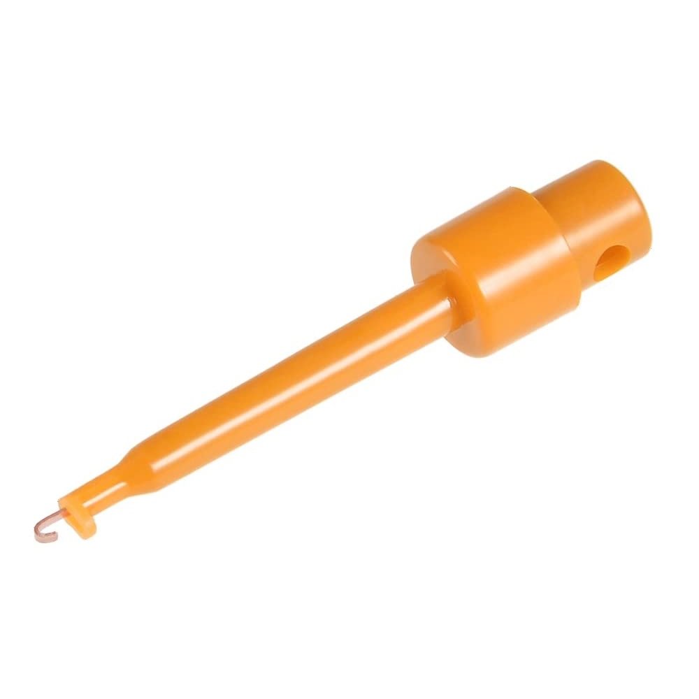 Punta de prueba Mini con Gancho Amarillo