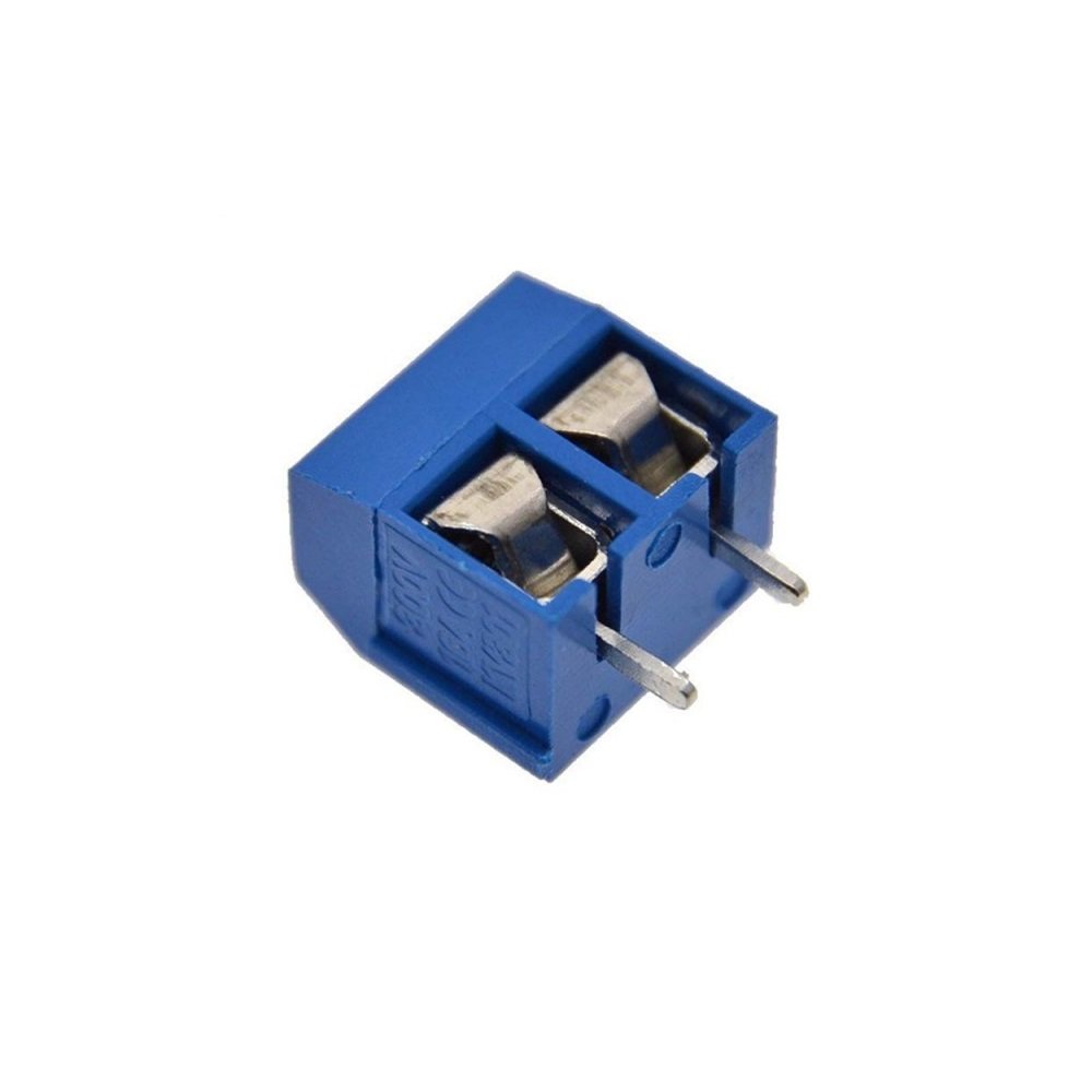 Terminal Block 2 Tornillos Azul 5.08mm