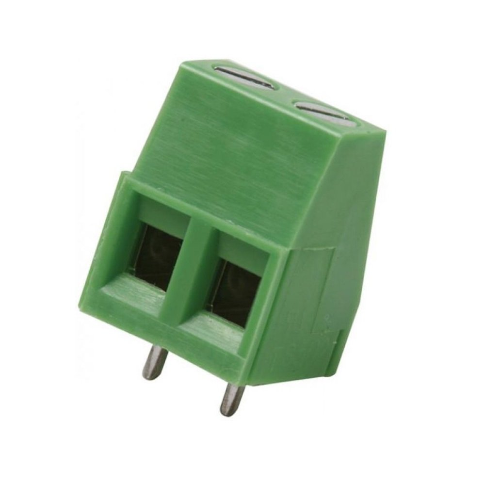 Terminal Block 2 Tornillos Verde 5.08mm Grande