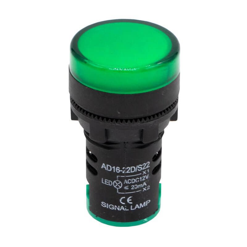 Indicador con Piloto Verde AD16-22DS